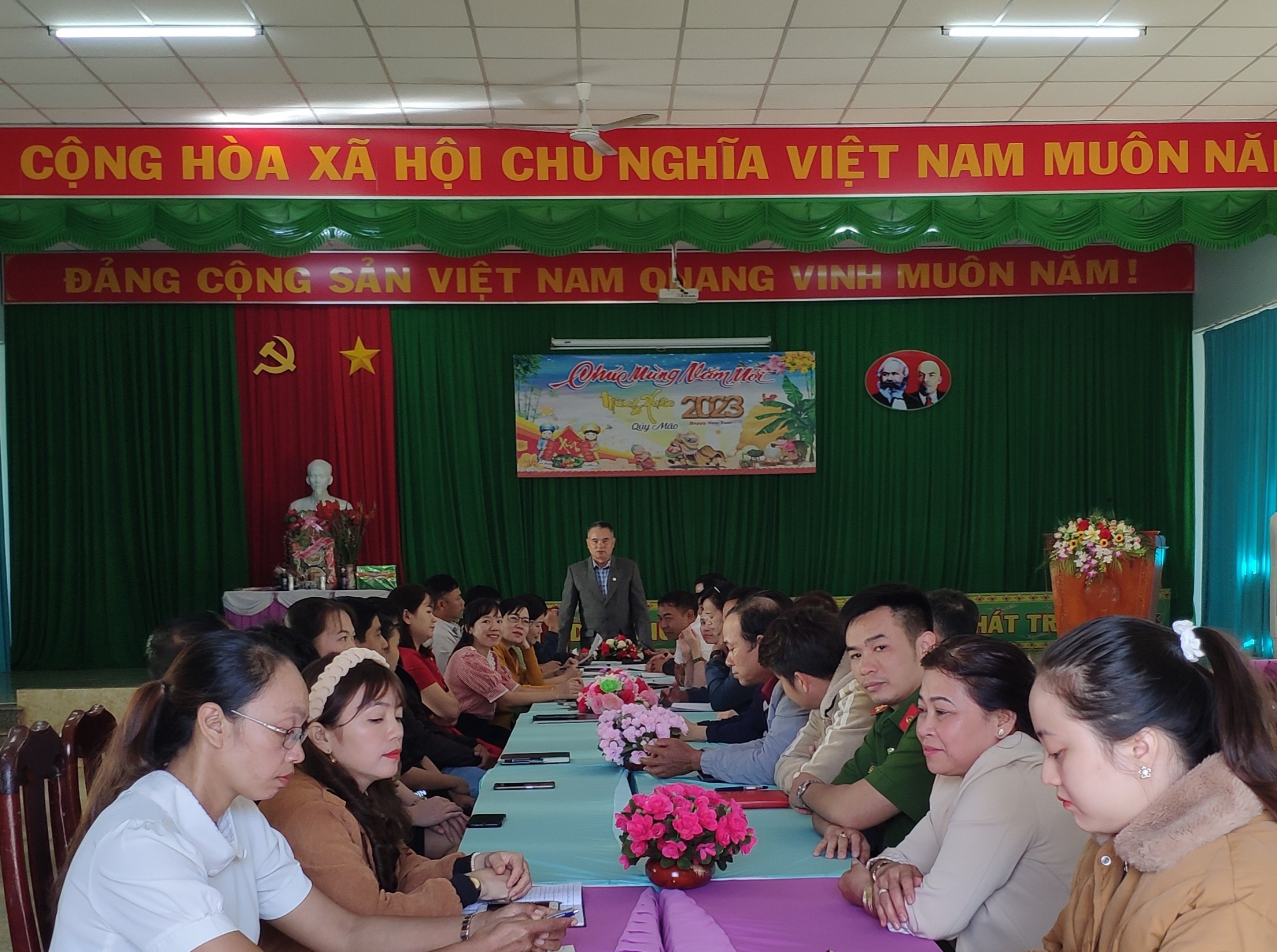Xã Cư Suê tổ chức gặp mặt đầu Xuân Quý Mão 2023 